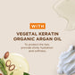 Kativa Brazilian Straightening Natural Kit, 12 Weeks of Professional Straightening, with Organic Argan Oil, Shea Butter, Vegetal Keratin, and Amino Acids, for All Hair Types, Dermatologist Tested
